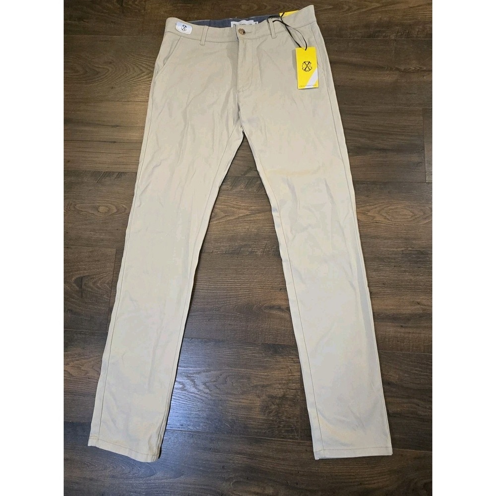 CXL by Christian Lacroix‎ Mens 30x32 Khaki Chinos Slim Fit Pants NWT